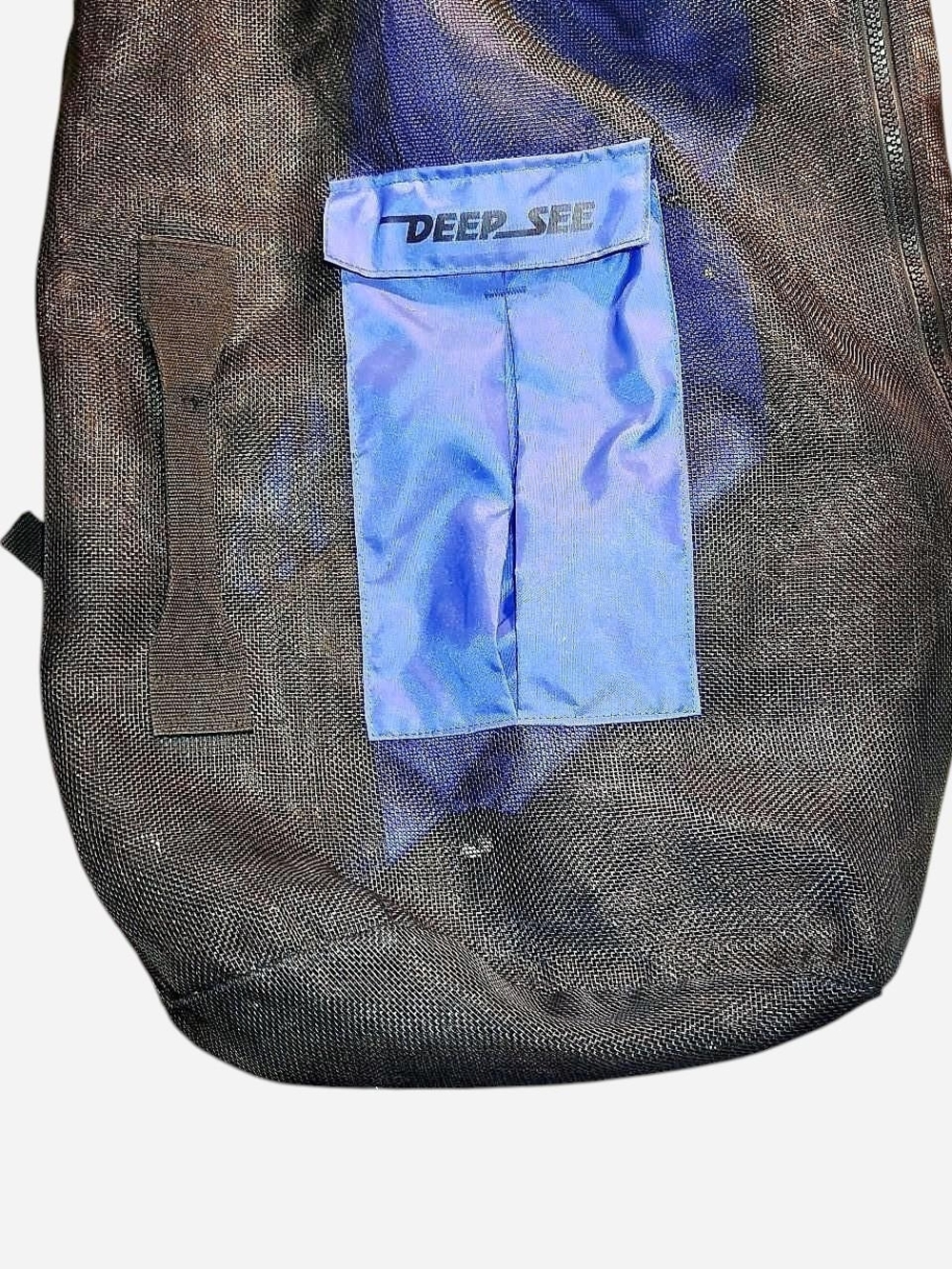 Vintage Deep See Mesh Scuba Diving Gear Bag